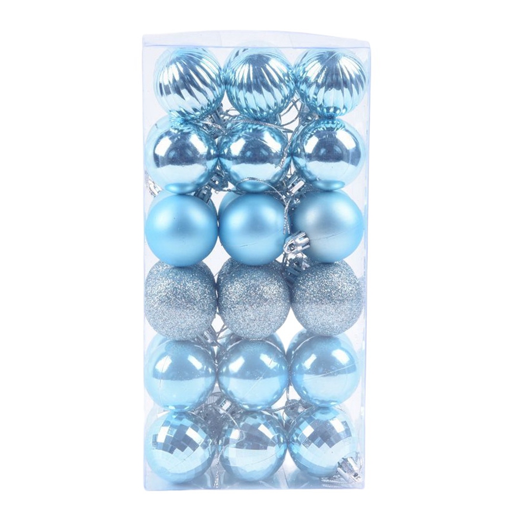 Ornament Ball Set - Weihnachtsschmuck, bruchsicher, Weihnachtsbaumschmuck-Set, Weihnachtskugeln, Dekoration, neu,