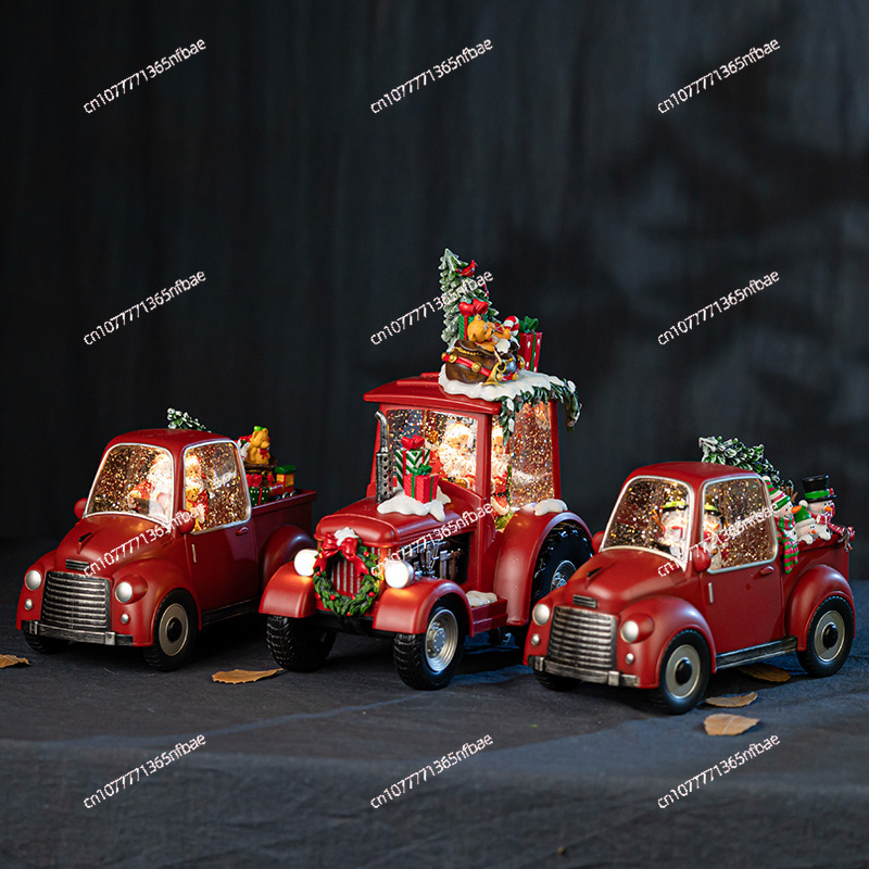 Snow Globe Musical - Weihnachtsdekoration im neuen Stil – roter