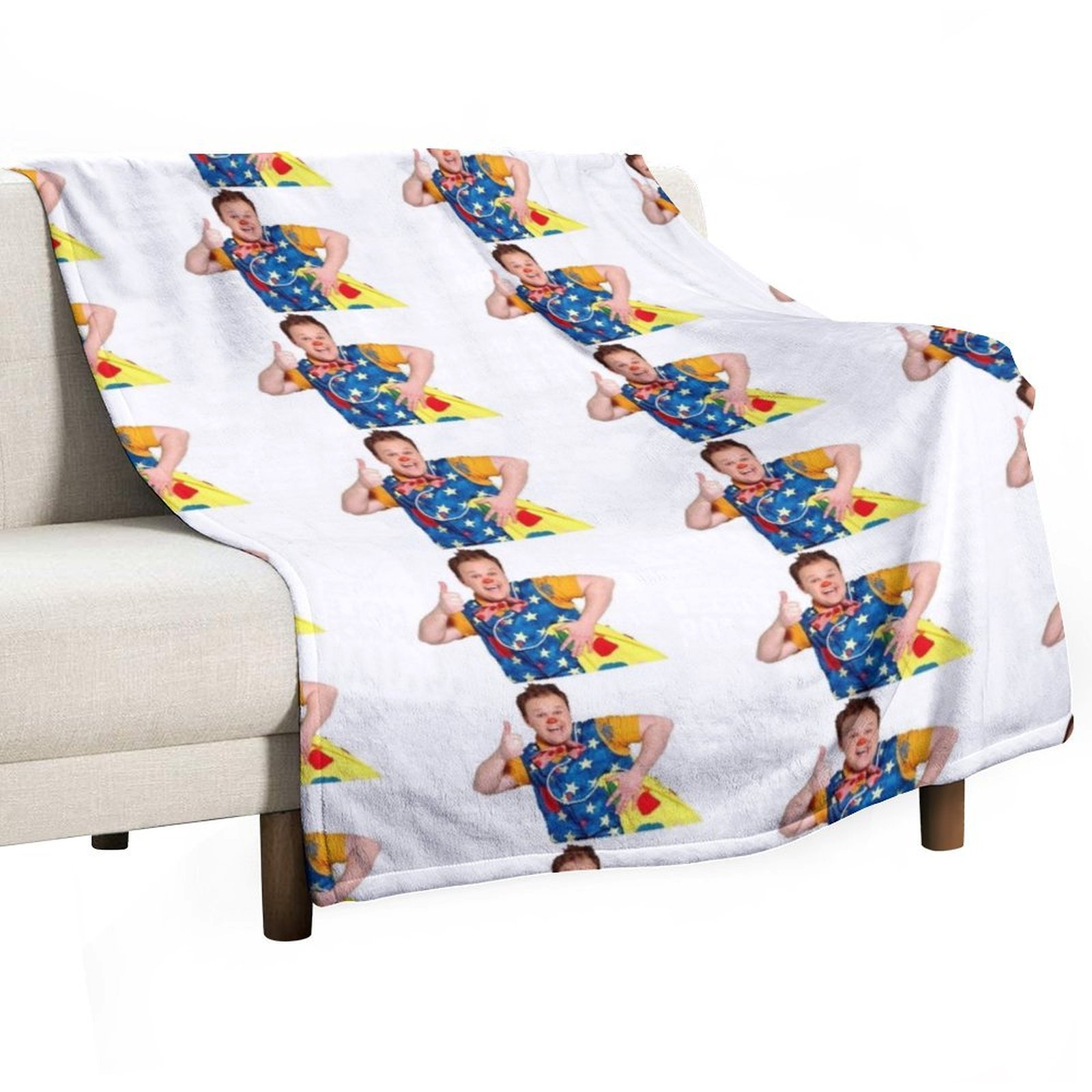 Christmas Throw Blanket - Mr Tumble Überwurfdecke, gemütliche Heimdecke, Geschenk