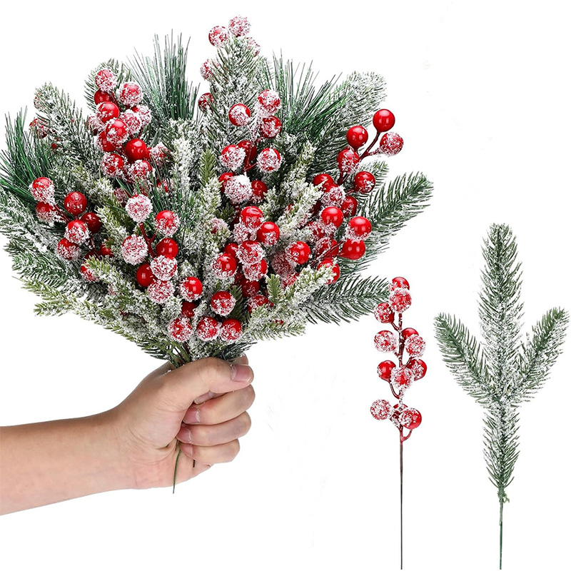 Christmas Tree Artificial - 20/26 cm Weihnachtsdekoration Künstliche Tannennadel Zweige