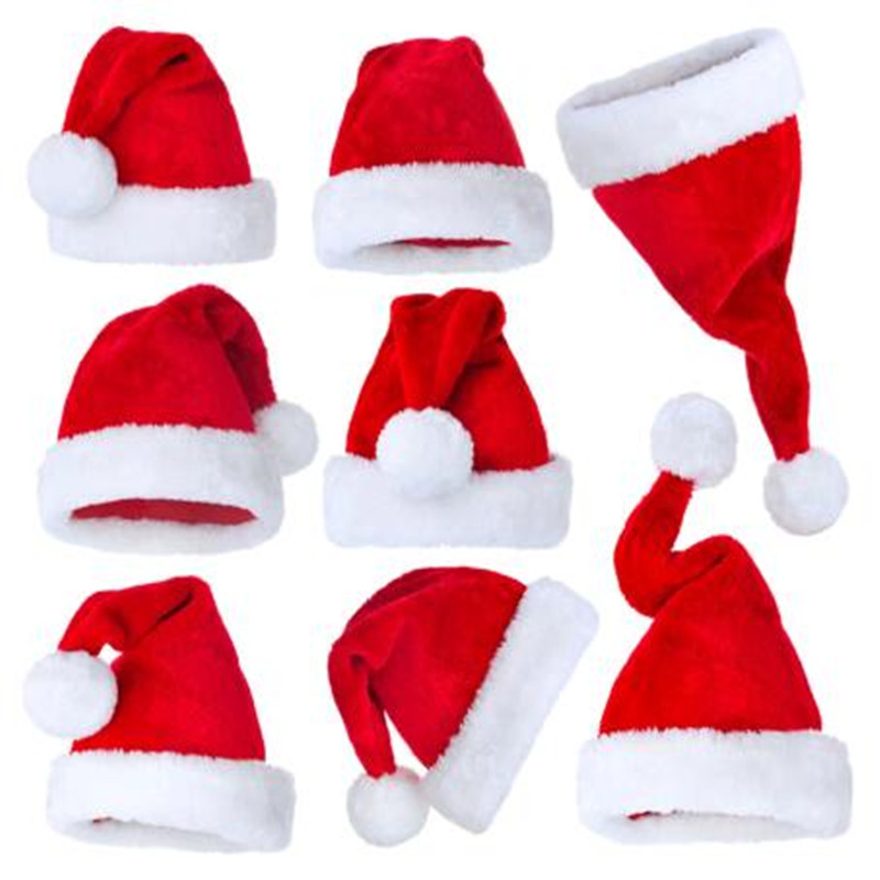 Santa Hat Plush - Weihnachts serie liefert Plüsch hut Weihnachts