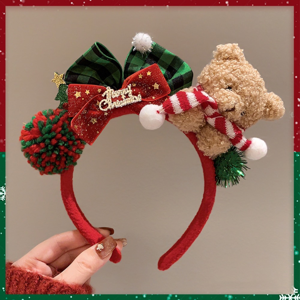 Reindeer Antlers Headband - Weihnachtsdekoration, Weihnachts-Stirnband, Weihnachtsmann, Elch, Haarband, Geweih,