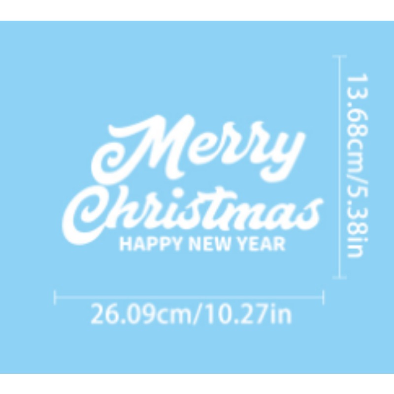 Snowflake Window Decal - Schneemann Schneeflocke Elch Weihnachten Fensteraufkleber Wiederverwendbare