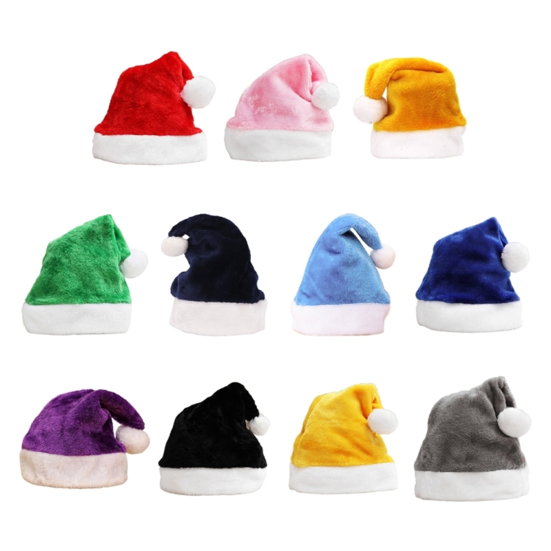 Santa Hat Plush - X90F Karneval Santa Claus Verdicken Beanie