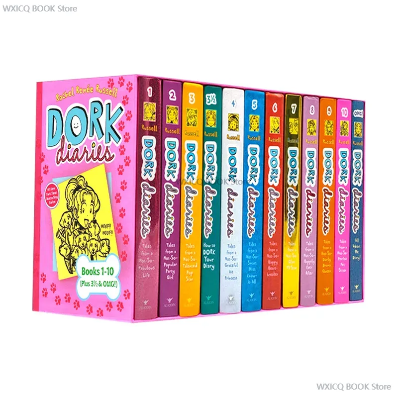 Gift Box Wrap Set - 12 Bücher Geschenk box Set Englisch