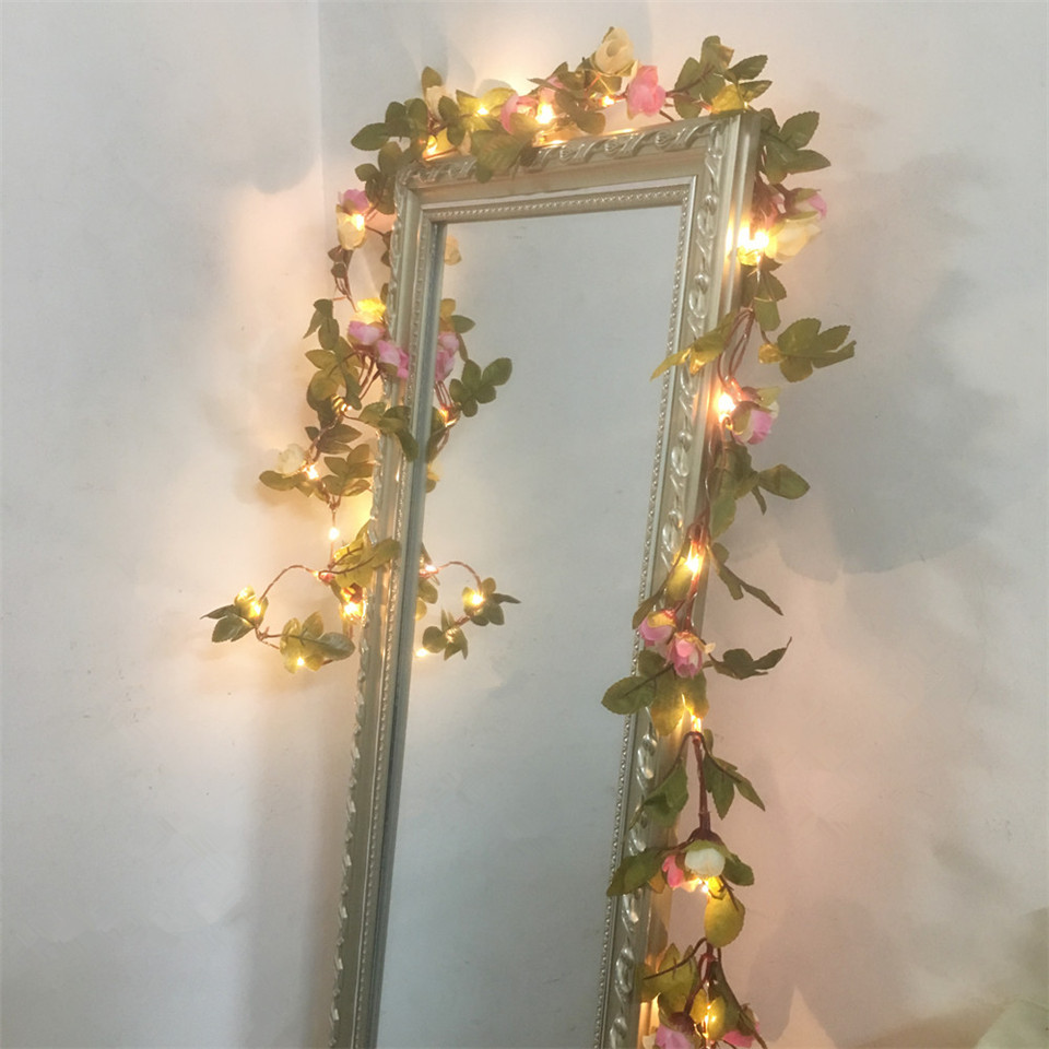 Led Fairy String Lights - DACHAN HANDGEMACHTE 2,2 m 25 LEDs