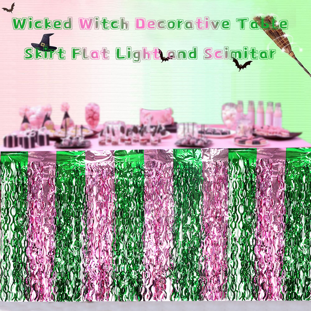 Tinsel Garland Decoration - Wicked Witch Party-Tischdekoration – Rosa und