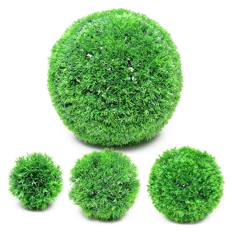 Christmas Tree Artificial - Künstliche Pflanzen, grüne Graskugel, 13/18/23/28 cm,