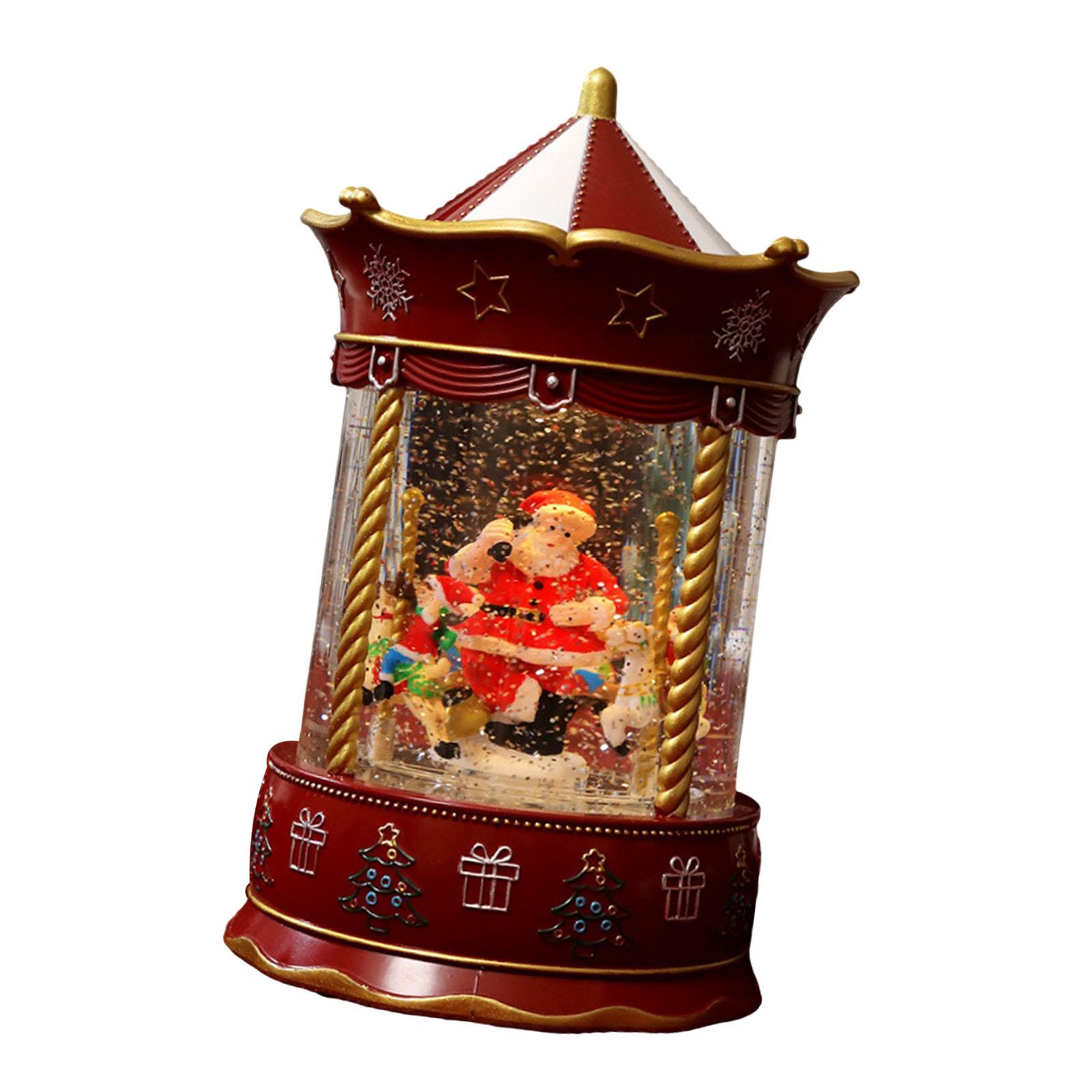 Snow Globe Musical - Weihnachtliche Musikalische Schneekugel Weihnachtsdekoration Spieluhr Weihnachtliche