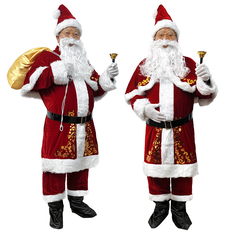 Elf Costume Christmas - Santa Claus Kostüm Erwachsene Männer Weihnachten