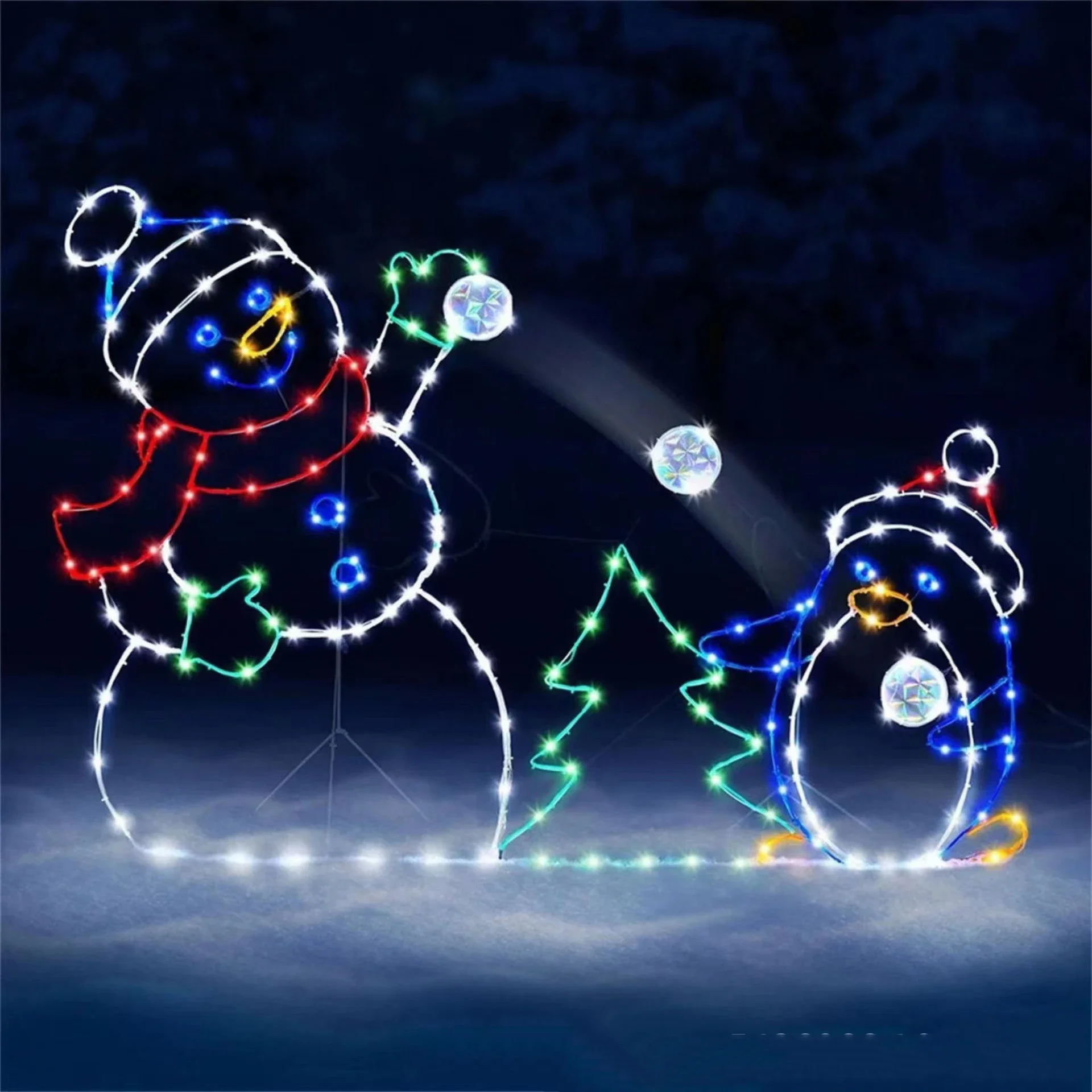 Animiertes Schneeballlicht, LE – Christmas Lights Outdoor Bewertung und Preis