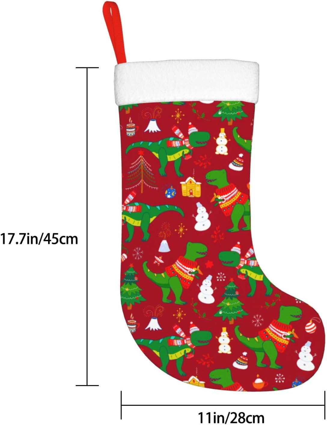 Nette Weihnachten Dinosaurier  – Christmas Stocking Hanging Bewertung und Preis