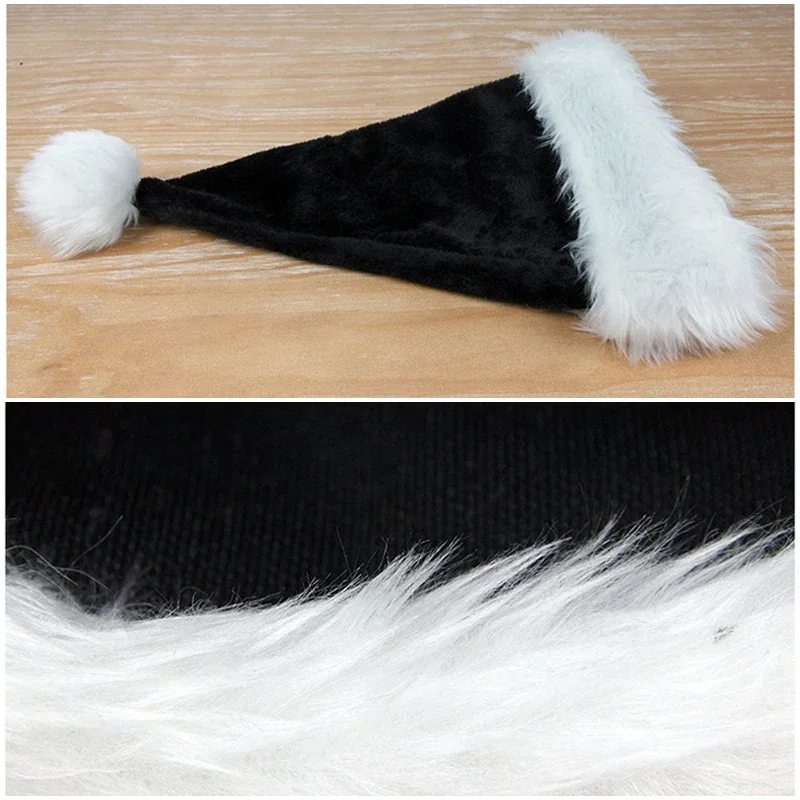Unisex Weihnachten Schwarz Plü – Santa Hat Plush Bewertung und Preis