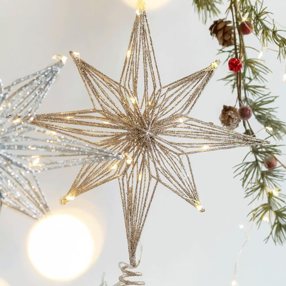 30 cm Led Stern Weihnachtsbaum – Star Tree Topper Bewertung und Preis