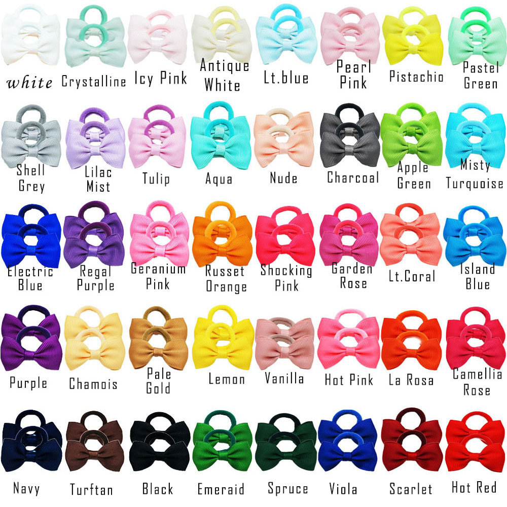 40/60/80 Haargummis für Babys, – Ribbon Bow Gift Bewertung und Preis
