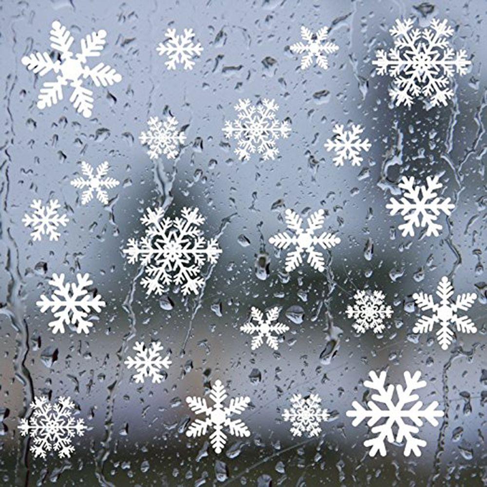 27/38PCS Geschenk Weihnachten  – Snowflake Window Decal Bewertung und Preis