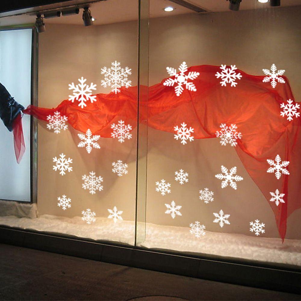 27/38PCS Geschenk Weihnachten  – Snowflake Window Decal Bewertung und Preis
