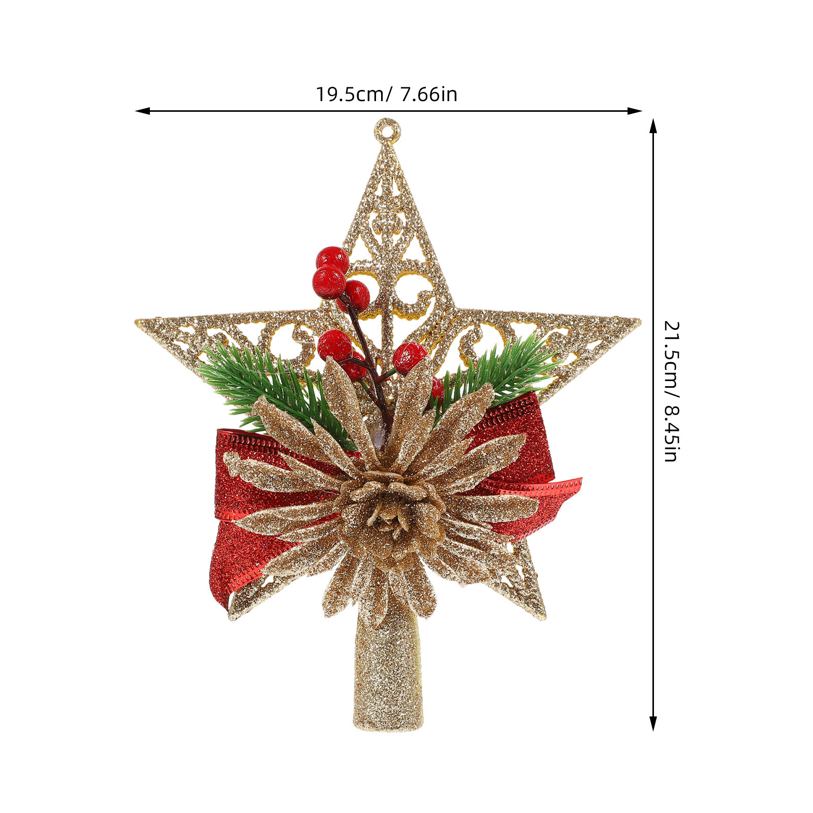 1 Stück Weihnachtsbaumspitze,  – Star Tree Topper Bewertung und Preis