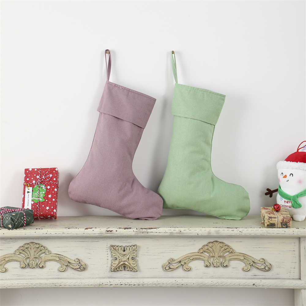 Leinen Weihnachts strumpf Weih – Christmas Stocking Hanging Bewertung und Preis