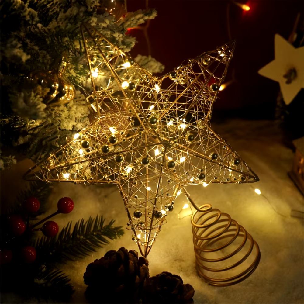 Gold/Silber LED Weihnachtsbaum – Star Tree Topper Bewertung und Preis
