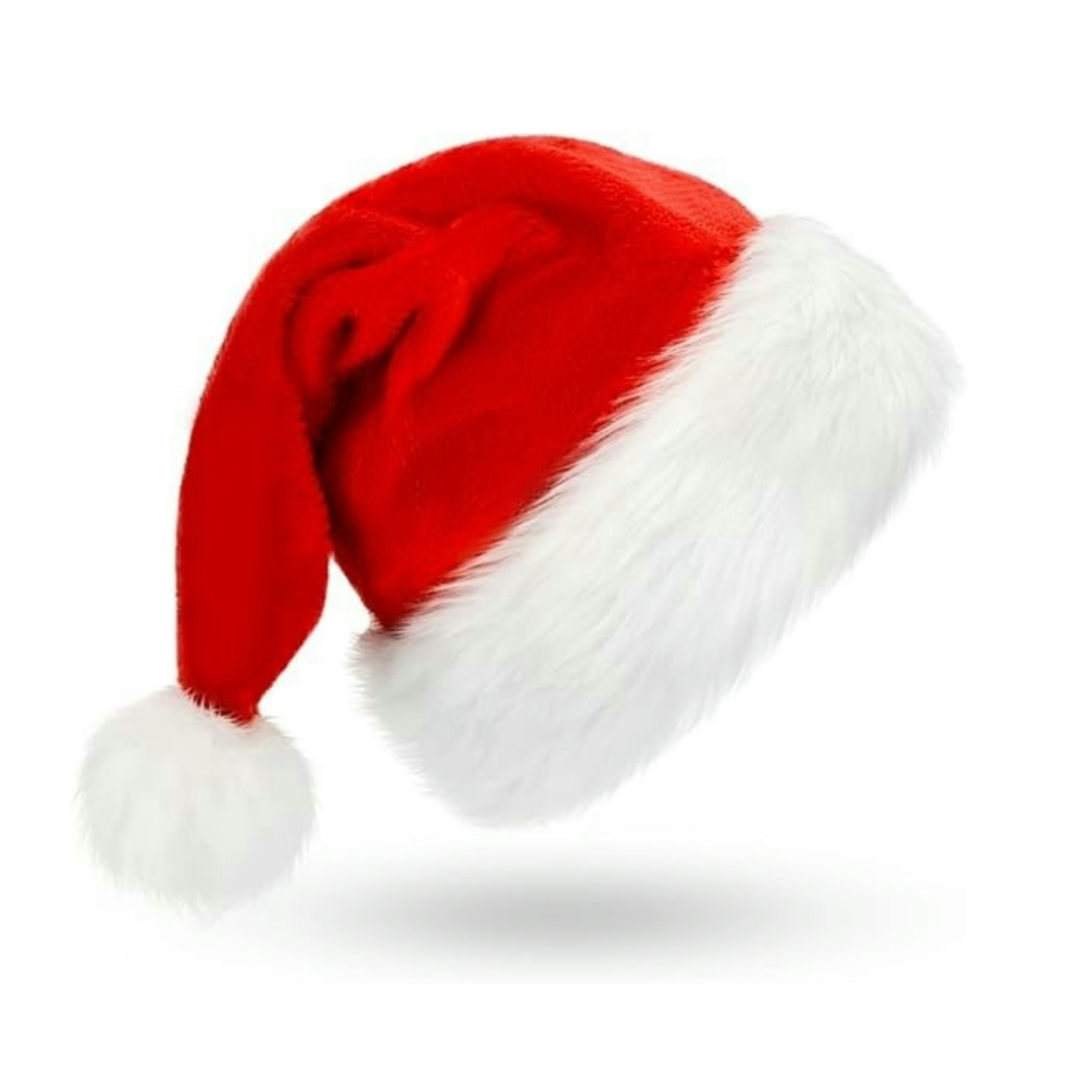 Flauschiges rotes Weihnachtsma – Santa Hat Plush Bewertung und Preis