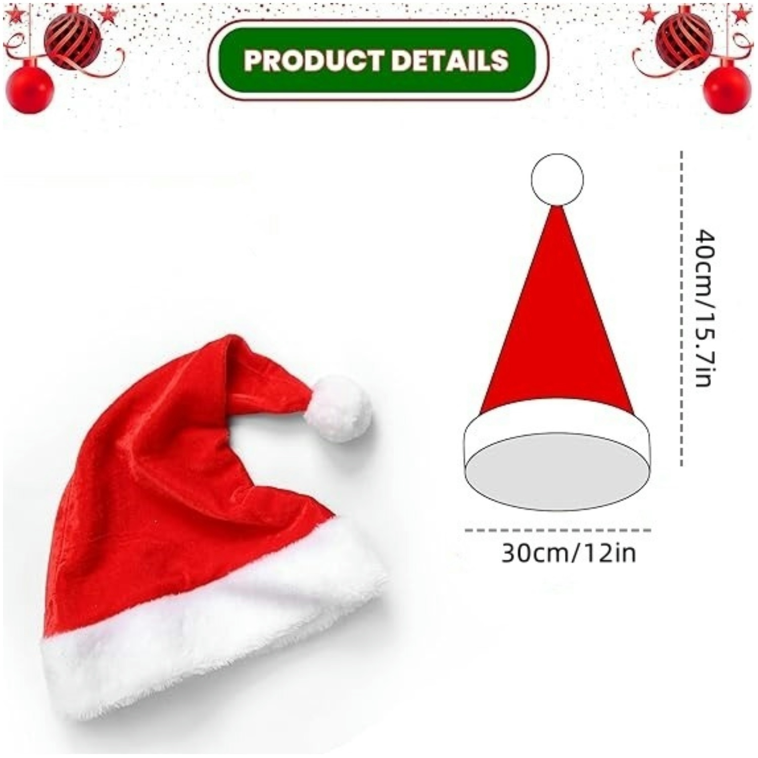 Flauschiges rotes Weihnachtsma – Santa Hat Plush Bewertung und Preis