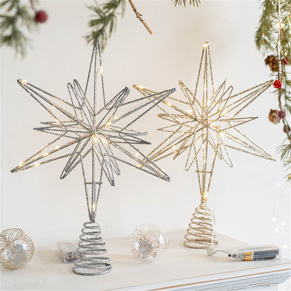 Weihnachtsbaum-Topper, Stern m – Star Tree Topper Bewertung und Preis
