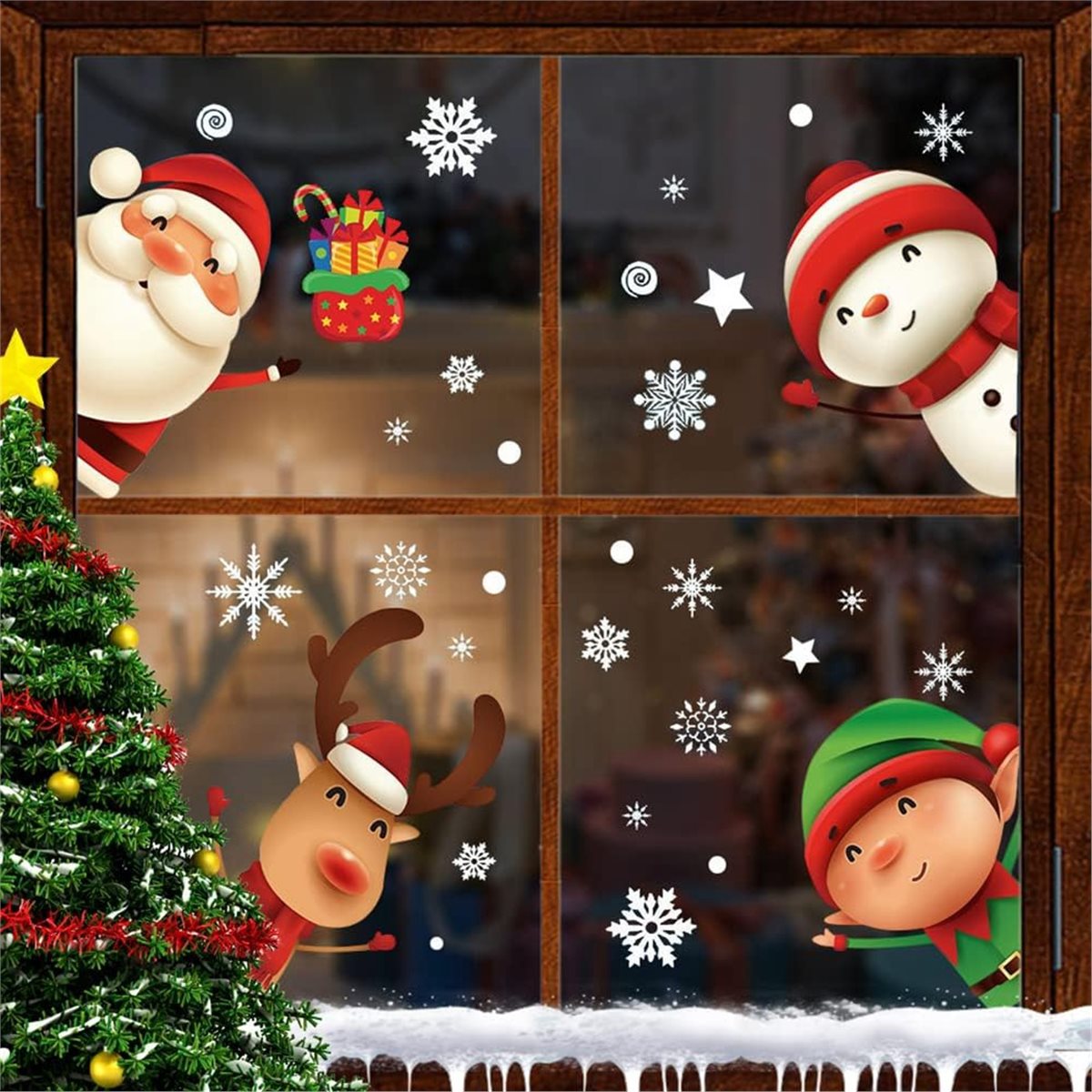 Neu eingetroffen: 80 Stück Wei – Snowflake Window Decal Bewertung und Preis