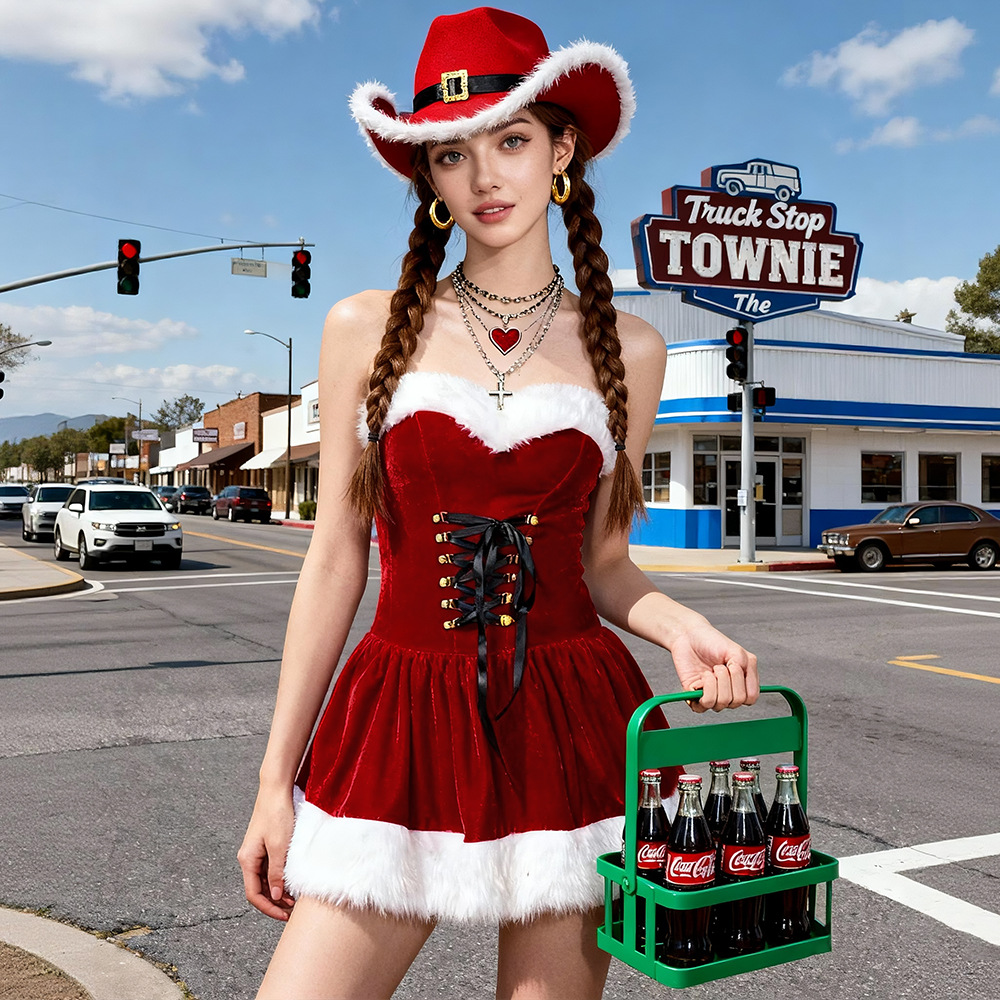 Sexy Plüsch-Weihnachtsmann-Kos – Santa Hat Plush Bewertung und Preis