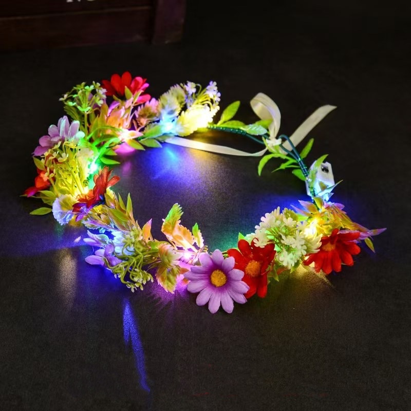 Leuchtender Blumenkranz LED-Bl – Led Fairy String Lights Bewertung und Preis