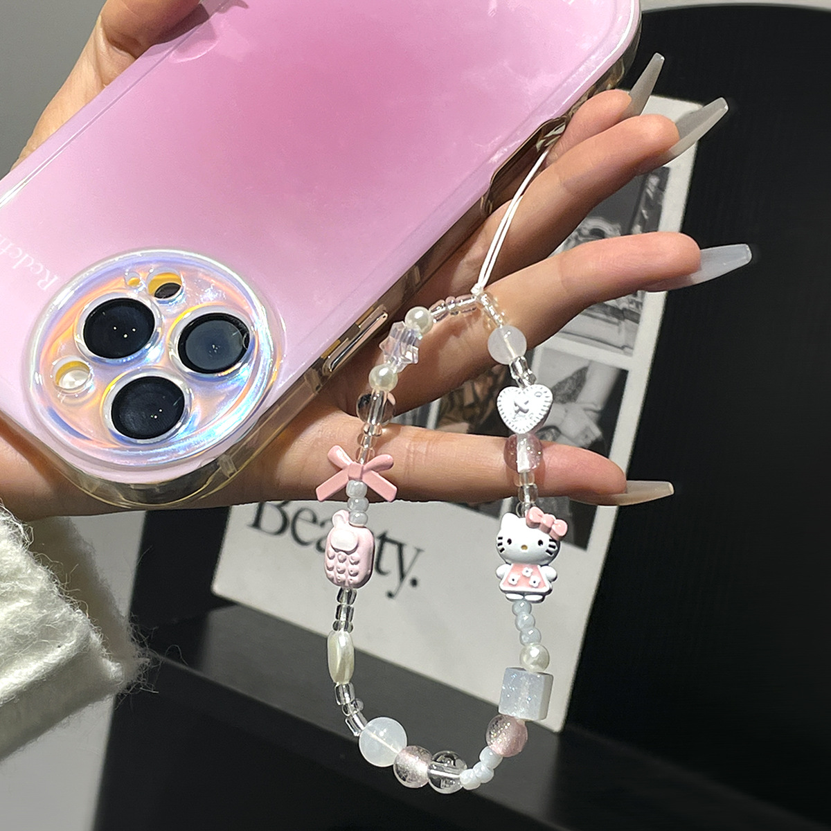 Süßer Kawaii Hello Kitty Anti- – Ribbon Bow Gift Bewertung und Preis