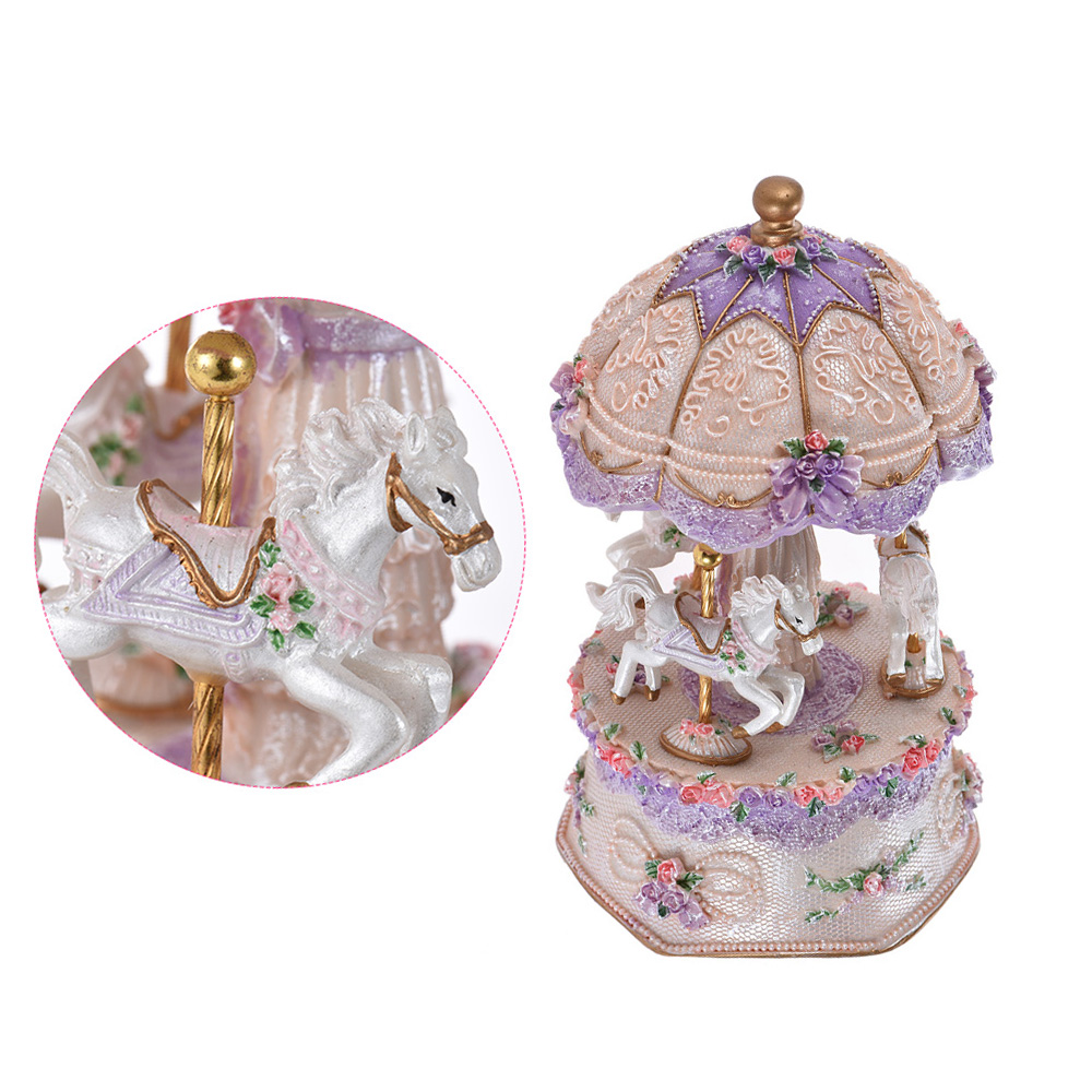 Luxus Traum 3-Pferd rotierende – Snow Globe Musical Bewertung und Preis