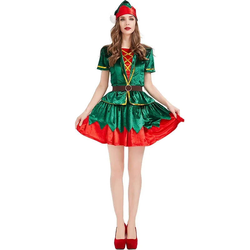 Frauen Weihnachten Grüne Elfe  – Elf Costume Christmas Bewertung und Preis