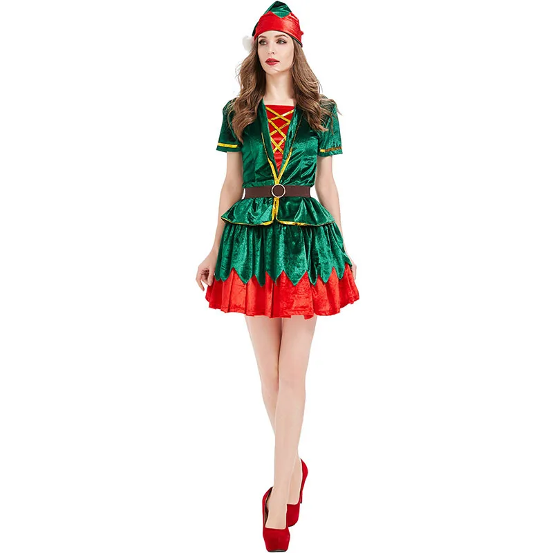 Frauen Weihnachten Grüne Elfe  – Elf Costume Christmas Bewertung und Preis