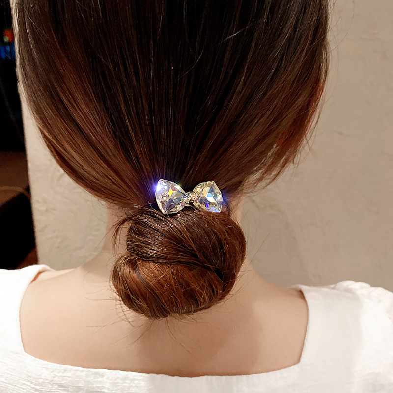 Strass-Schleifen-Haargummis Se – Ribbon Bow Gift Bewertung und Preis