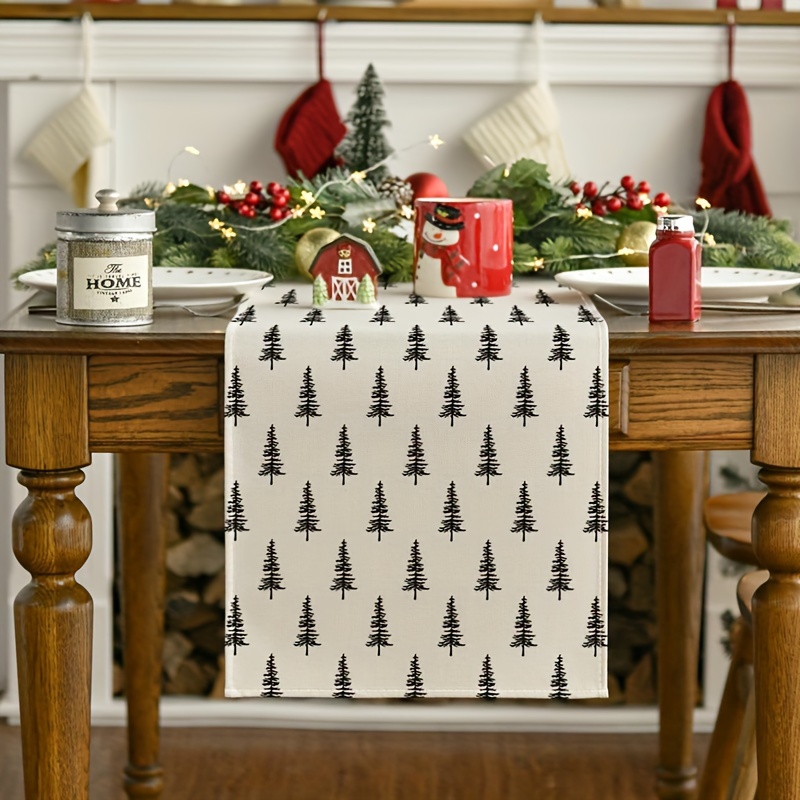 Einfacher Weihnachtsbaum-Tisch – Christmas Table Runner Bewertung und Preis
