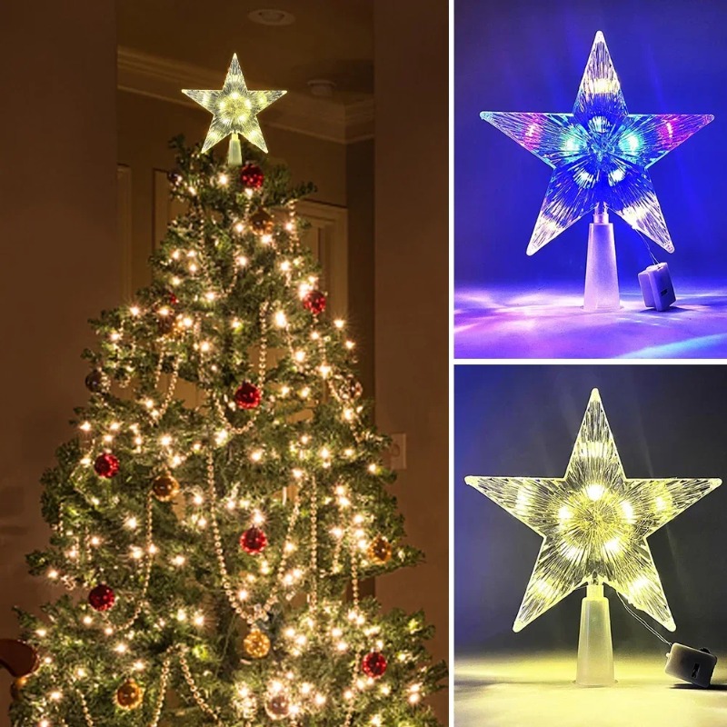 Leuchtender Weihnachtsbaumspit – Star Tree Topper Bewertung und Preis