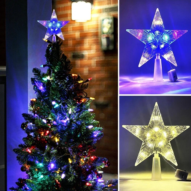 Leuchtender Weihnachtsbaumspit – Star Tree Topper Bewertung und Preis