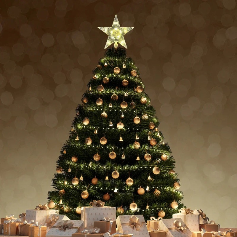 Leuchtender Weihnachtsbaumspit – Star Tree Topper Bewertung und Preis