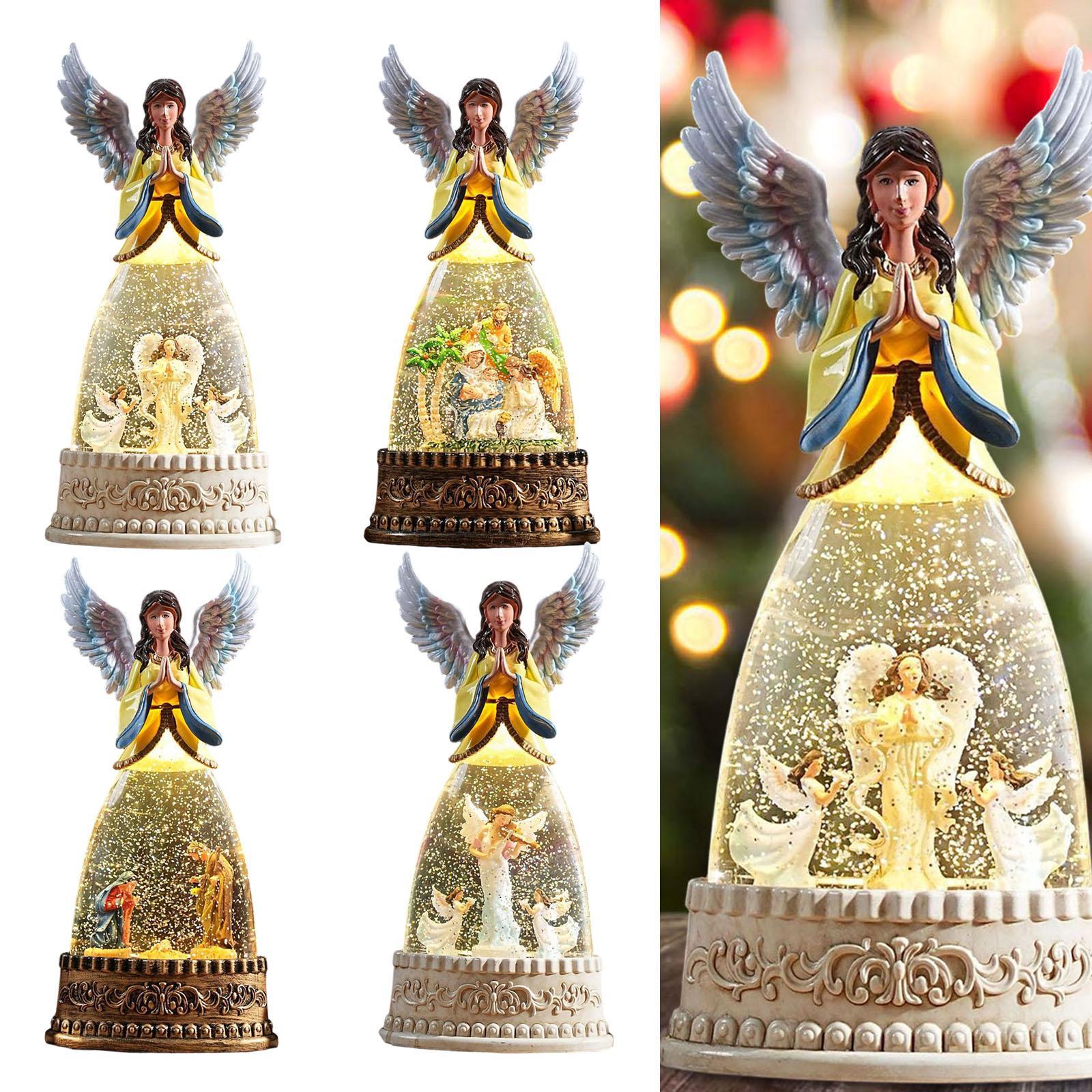 Beleuchtete Engelsfigur, Schne – Snow Globe Musical Bewertung und Preis