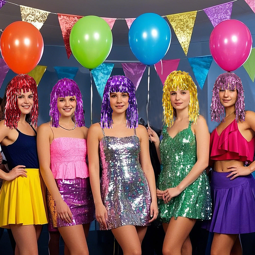 Cosplay Disco-Perücke Folien-G – Tinsel Garland Decoration Bewertung und Preis