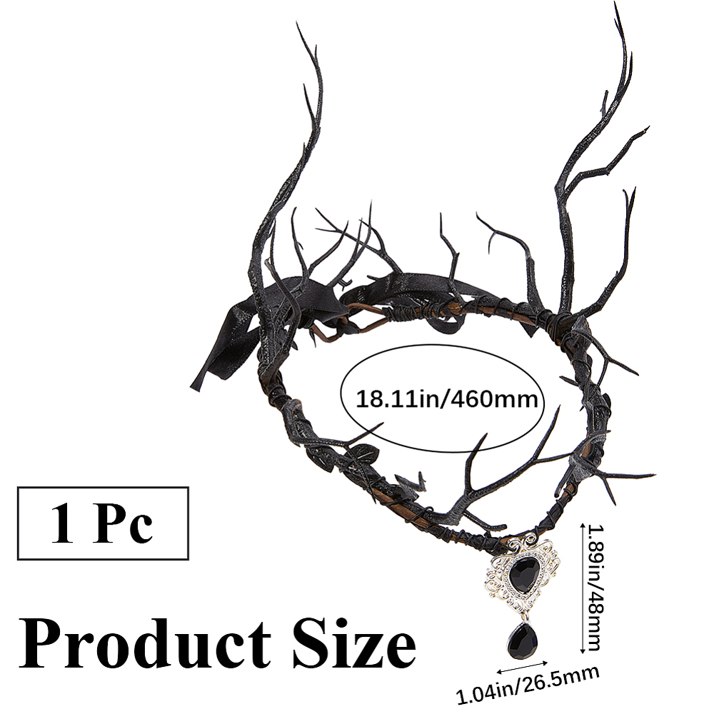 Schwarzes Feenkopfband mit dun – Reindeer Antlers Headband Bewertung und Preis