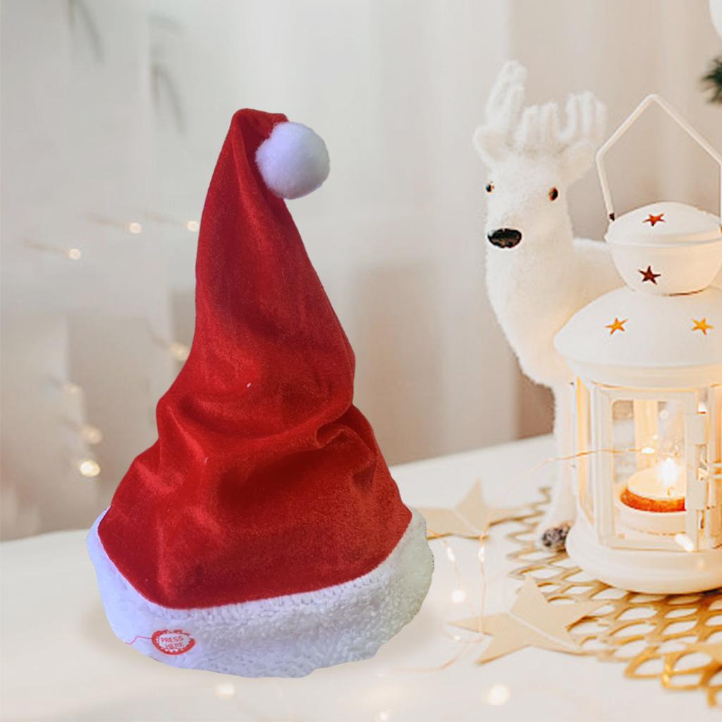 Singen tanzen Weihnachts mütze – Santa Hat Plush Bewertung und Preis