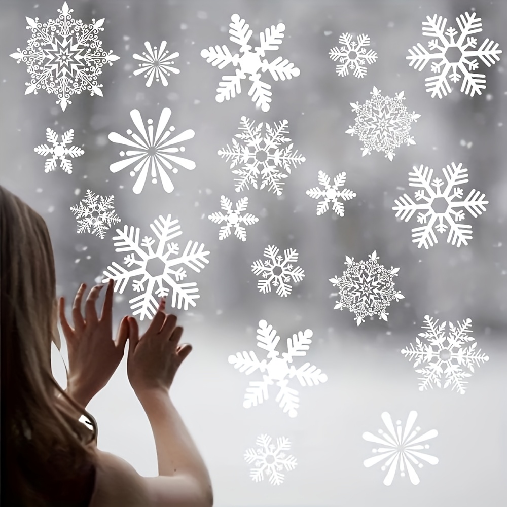 137 Stück statische Aufkleber  – Snowflake Window Decal Bewertung und Preis