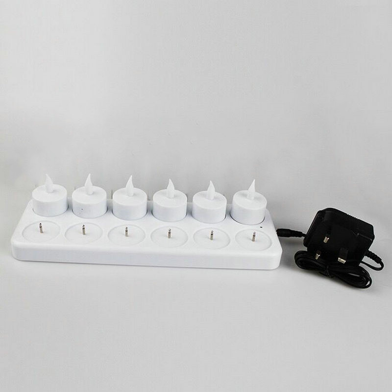 Set mit 12 wiederaufladbaren L – Holiday Candle Set Bewertung und Preis