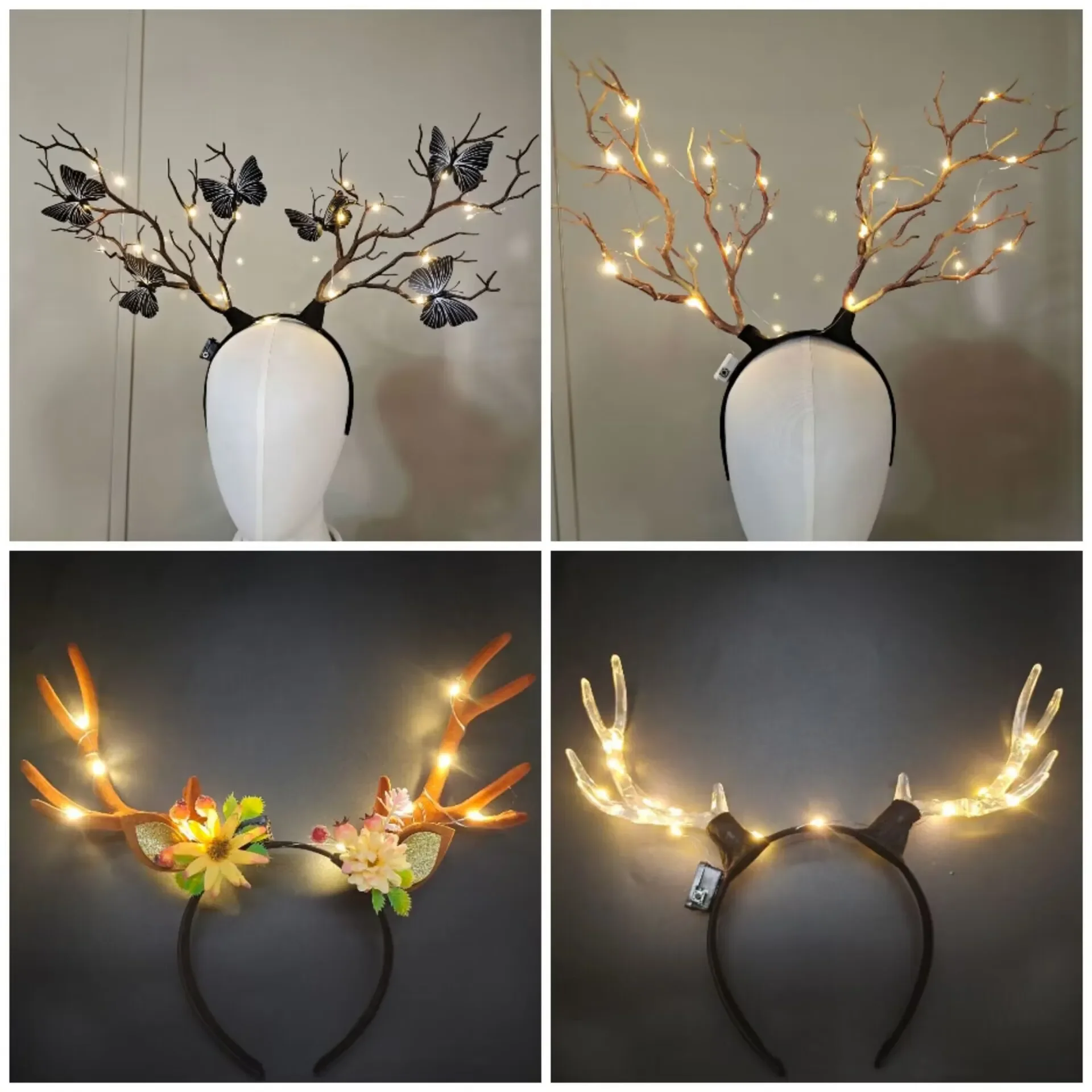Frauen Mädchen leuchten leucht – Reindeer Antlers Headband Bewertung und Preis