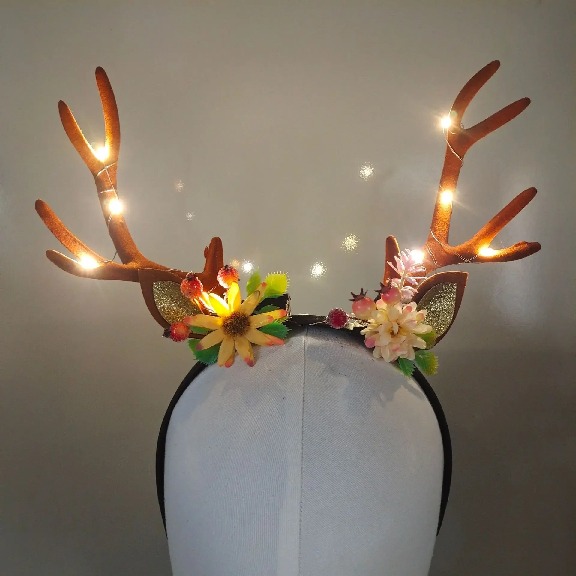 Frauen Mädchen leuchten leucht – Reindeer Antlers Headband Bewertung und Preis