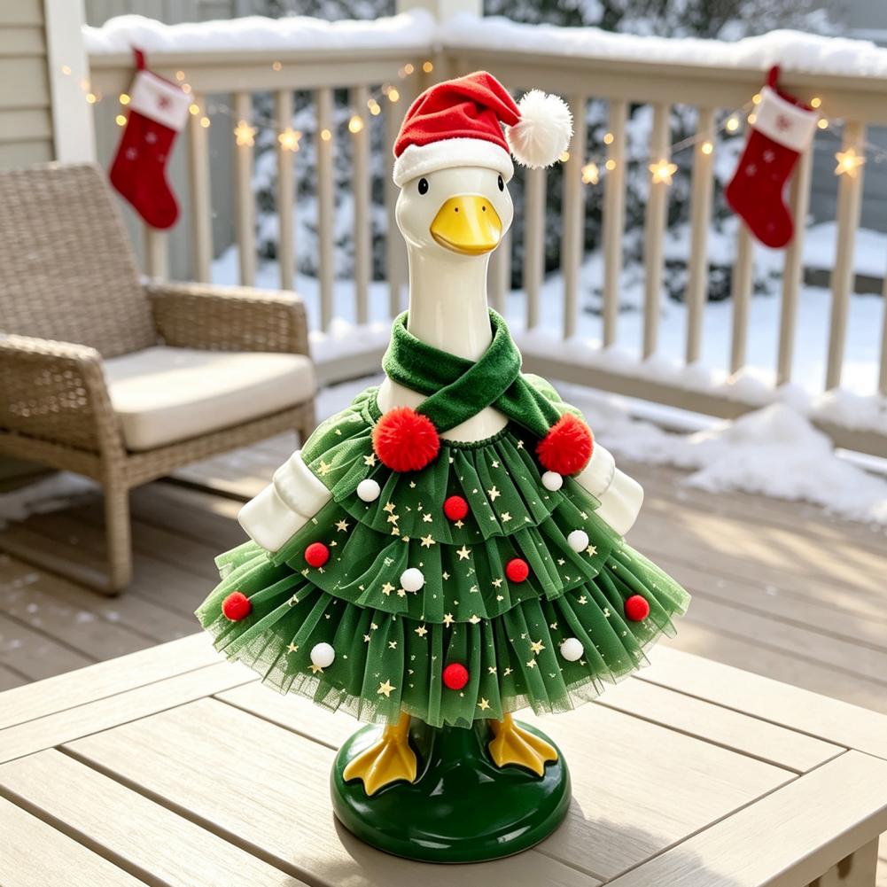 Weihnachts-Gänsenkostüm für di – Santa Hat Plush Bewertung und Preis