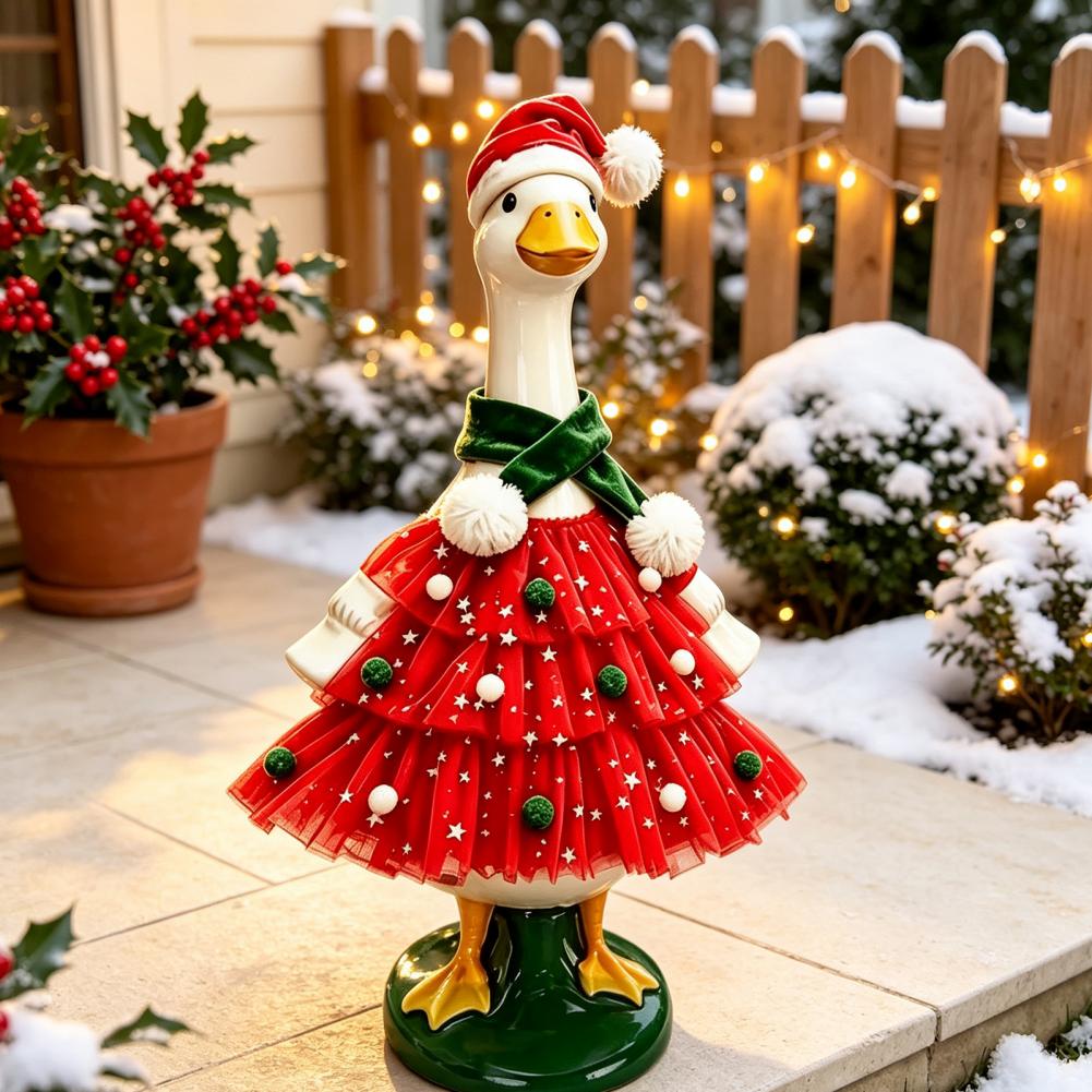 Weihnachts-Gänsenkostüm für di – Santa Hat Plush Bewertung und Preis