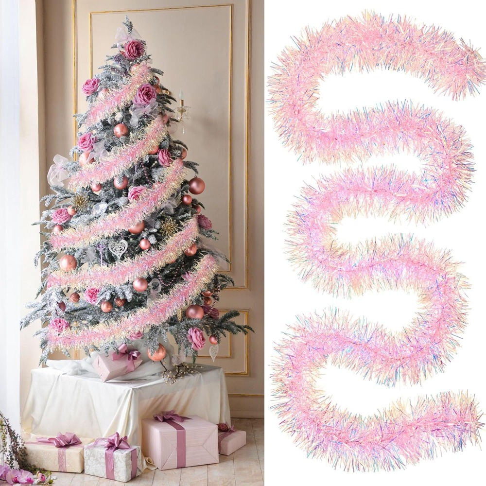 2M/9CM Weihnachtsdekorationen  – Tinsel Garland Decoration Bewertung und Preis